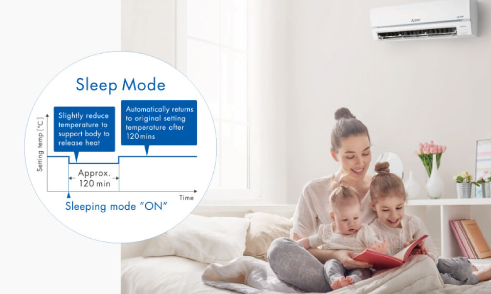 mitsubishi quiet air conditioner
