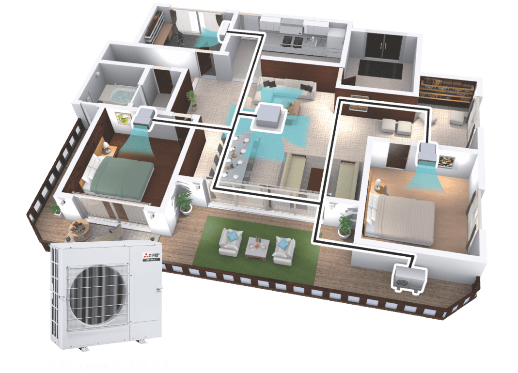 Mitsubishi-Electric-CITY-MULTI-Commercial-Buildings-Residence